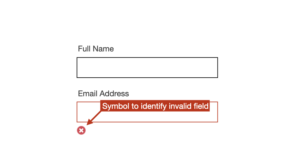 Invalid field using symbol