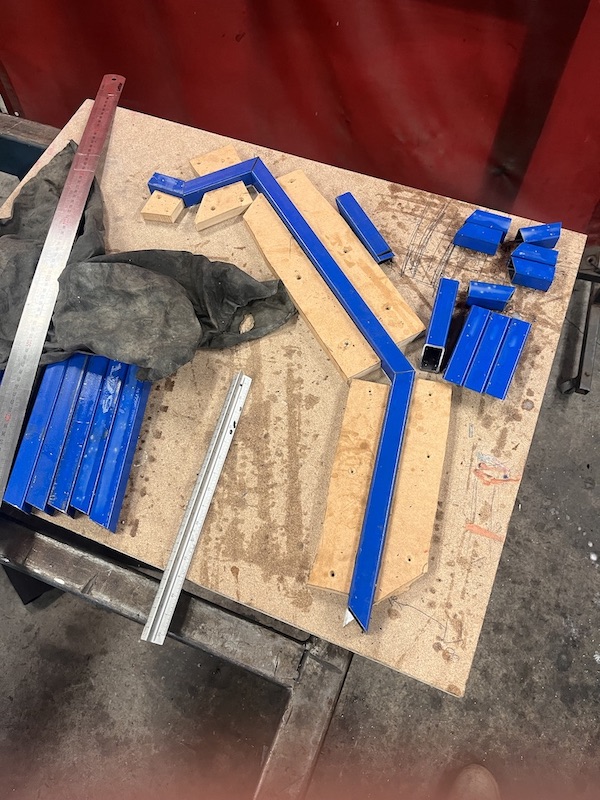 Initial leg frame
