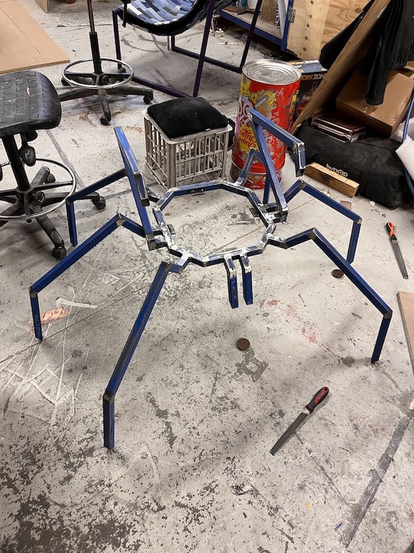 Welded legs
