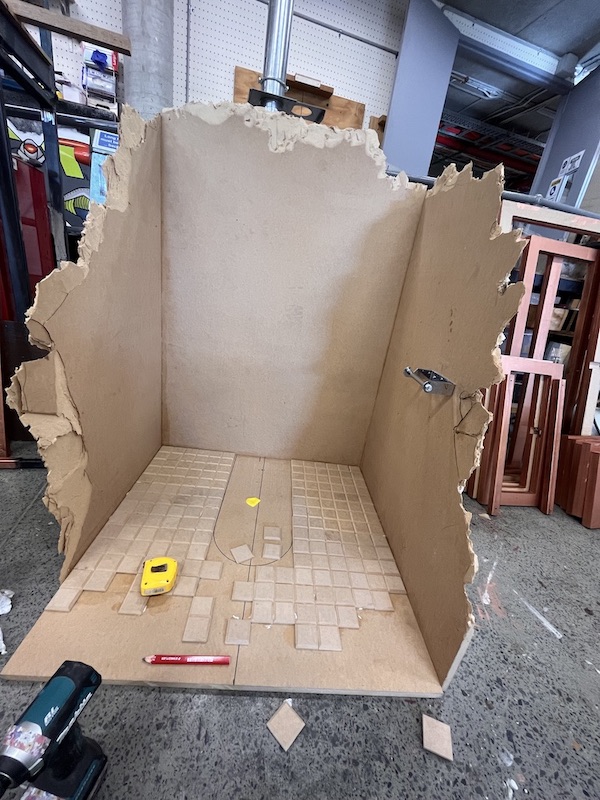 Assembling the walls